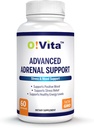 Advanced Adrenal Support with Ashwagandha, Panax Ginseng, Supports Adrenal Gland Health 2- Month Supply (60 Non- GMO Kapsle)
