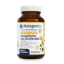 Metagenika OmegaGenics Fish Oil EPA-DHA 720 mg - Omega33 Fish Oil Supplement - High potency - for Heart Health, Musclorable Health & Imunitary System Health * - with DHA & EPA - 60 Softgels