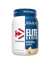 Dymatizujte Elite Kasein Protein Powder, Pomalé Absorbování se svalovou budovou Amino Acids, 100% Micelar Casein, 25g Protein, 5.4g BCAA & 2.3g Leucin, Pomáhá noční zotavení, hladká Vanilla, 2 Pound