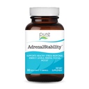 Adrenální stabilita podle čisté esence - Adrenal Únava dodatek s Ashwagandha, svatý basil, podporuje zdravé stresové reakce, energie, spánek (30 Caps)