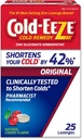Cold- Eeze Přírodní třešňový zinek Lozengy, Homeopatická studená remedie, Snižuje dobu trvání společné zimy, Sore hrdlo, kašel, zácpa a post Nasal Drip, 25 Počet