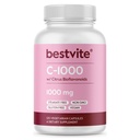 BESTVITE Vitamin C 1000mg (120 Vegetariánských kapslí) s Citrus Bioflavinoidy - No Stearates - Vegan - Non GMO - gluten bez