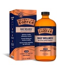 Sovereign Bio-Active Copper Hydrosol - Biologicky dostupný Copper Liquid Supplement pro dospělé a děti se stříbrným hydrosolem pro vlasy, kůži a nehty - 32 fl oz (946ml)