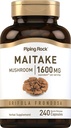 Piping Rock Maitake Houba Extract 124; 1600mg duplica124; 240 Kapsle 124; Bylinné doplňky 124; Non- GMO, gluten zdarma