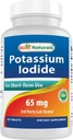 Nejlepší Naturals Draslík Iodide 65 mg - dodatek stravy, 60 tablet (60 Počet (balení po 1)) (6)