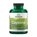 Swanson Cayenne - Bylinný dodatek Podpora trávení, Circulation & Metabolismus Podpora - Přírodní vzorec May Podpora srdce zdraví - (300 Kapsle, 450mg každý)