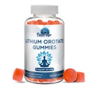 Lithium Orotate Gummies 5mg per Serving - Třetí strana testována, Plant based. Alternativní k Lithium Drops nebo pilulky. Stopa Mineral for Mood Support- Jahodové ochucené lithiové doplňky - 60 Počet