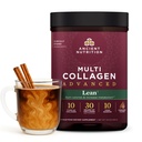 Starověká výživa Advanced Hydrolyzované Kolagen Peptidy Práškový protein Lean s probiotika a vitamín C, Skořice, pro ženy a muže, Podporuje zdravé hubnutí & budování svalů, 25 Služební