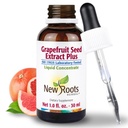 NEW ROOTS HERBAL Grapefruit Seed Extract Tincture (30 ml) 124; Vysoce koncentrované kapalinové kapky CUR 124; Gluten Free, Non- GMO CUR 124; GMP Certified