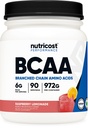 Nutricost BCAA Powder 2: 1: 1 (Malinová limonáda, 90 Služeb)