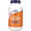 Nyní Potraviny Doplňky, Lecitin 1200 mg s přirozeně se vyskytujícím Fosfatidyl Choline, 200 Softgels