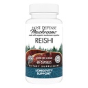 Hostitelská obrana Reishi Kapsle - Příplatek na podporu srdce a imunitního zdraví - Houbový dodatek na podporu energie a vitality - Dodatek Reishi na pomoc celkové wellness - 60 Kapsle (30 Služeb) *