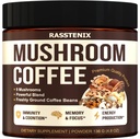 Houbová směs - 9 Houbový adaptagen Mix - Lion 's Mane, Chaga, Vitamíny - střední tmavé pečení - Instant - Imunitní podpora - Gluten- Free a Sugar- Free