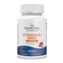 Nordic Naturals Vitamin D3 5000 Gummies, Vášeň Ovoce - 30 Gummies - Podpora zdravých kostí, nálada, & imunitní systém - Vegetariánské - Non- GMO - 30 Služebnictví