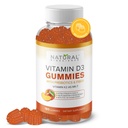 Bez vitaminu D3 K2 Gummies - Vitamin D3 Gummies 5000 IU + K2 MK7 80 mcg, K2 D3 doplněk vitamínu Dospělí, Vitamin D K2 pro kosti, imunitní, srdce, mood, gluten- Free, Non- GMO, Natural Peach Flavor