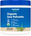 Nutricost Organic Saw Palmetto Powder 8oz - Certified USDA Organic Saw Palmetto, gluten zdarma