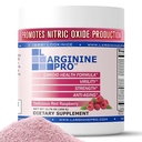 L- ARGINININE PRO MODEL124; 5,500mg L- Arginine Plus L- Citrulin 1,100mg Raspberry Powder Drink Mix Supplement pro zvýšení produkce oxidu dusnatého