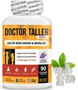 Doktor Taller Děti - Děti Multivitamins, Toddler Vitamins - Podpora kostní síly, Zvýšená imunita s vápníkem, Multivitamins pro věky 2 až 9 - Grape Flavor - 90 Žvýkací tablety 124; 6 týdnů Dodávka