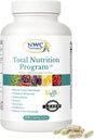 NWC Naturals Total- Nutrition Program Multivitamin s enzymy Plus Prebiotika a Probiotika Dodatek, Kompletní péče o muže a ženy, Vegetariánské přírodní celopotravinové vitamíny, 270 Kapsle