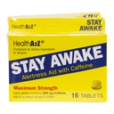 HealthA2Z ® Zůstaň vzhůru 124; 200 mg kofeinu 124; Alertense Aid with Caffeine Of 124; 3 Balení 16 tablet (48 tablet celkem) 124; Síla maxia