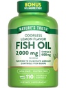 Nature 's Truth Fish Oil 2000mg FLAN124; 110 Softgels FLAN124; Omega33 FLAN124; Lemon Flavor FLAN124; Non- GMO & Gluten Free Supplement