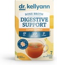 Dr. Kellyann Bone Broth + Digestive Support Kolagen Powder Packets (7 Servings, 1 Box), 16g Protein / Serving, 100% Grass- Fed Hydrolyzed Kolagen Powder, Keto & Paleo Friendly - Cumin Carrot