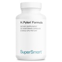 Supersmart H. Pylori Formule 20 Billion CFU za den - Probiotický Lactobacillus Reuteri DSM 17648 dodatek 124; Non- GMO & gluten zdarma - 120 Vegetariánské kapsle