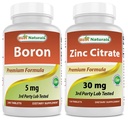 Boron 5 mg & zinek Citrát 30 mg