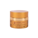Honey Girl Organics Face & Eye Crème, USDA Certified Organic Facial Moisturizer & Under Eye Cream for Wrinkles, Dark Circles and Puffness w / Hydrating Honey, Beesvog, Essential Oils & EVOO. 1.75oz