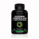 Glucosamine Chondroitin MSM s Novým Zélandem Green- Lipped Mussel CLAS124; Podpora společné flexibility, Connective Tissue, Cartilage Health