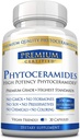 Phytoceramidy 350mg ze 100% pšenice - vitamin A, C, E a D3 - Reverse Aging Skin, obnovení vlhkosti a opravy kůže - 100% čisté přírodní - 30 Kapsle - Vegan Friendly