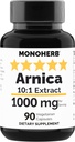 MONOHERB Arnica Extract 1000 mg - 90 Vegetariánských tobolek