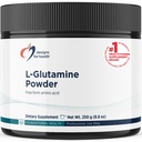 Designs for Health Vegetarian L Glutamine Powder - Pure 3000mg Amino Acid Supplement - Promotes Muscle Recovery, Gut + Immunal Support - Non- GMO gluten Free Drink Add-in (83 Služeb / 250g)