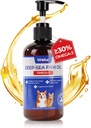 Wellix Omega 3 Rybí olej pro psy, Lepší než losos olej pro psy, Dog Fish Oil dodatek, Pet kůže a kabát dodatek, Promotes Heart, Joint & Imunitary Health, EPA & DHA