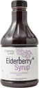 Elderberry Queen Organic Elderberry Syrup 30 Fl Oz - Imunitní podpůrná formule se Sambucus Black Elderberry & Aronia Berry - Pure Natural Certified Organic Elderberry Syrup pro děti a dospělé