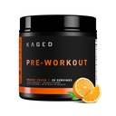 Kaged Original Pre Workout Pow124; Orange Crush Obr124; Předcvičení s Creatine, Beta Alanine, L- Citruline, BCAAs Obr124; 274 mg Organic Caffeine Obr124; Předběžné doplňky pro muže a ženy Obr124; 20 Služeb
