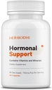 Hormonální podpora - Hormon Balance Dodatek pro ženy, PMS Supplement & Hormon Harmony pro ženy, Podporuje energii, Mood Swings, Hot Flashs, Menopauza Hormonální Balance (60 Caps)
