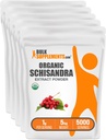 BulkSupplements.com Organic Schisandra Extract Powder - Schisandra Supplement, from Schisandra Berries - Herbal Supplement, Gluten Free - 1000mg per Serving, 5kg (11 liber) (balení 5)