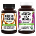 FarmHaven Milk Thistle 120 Kapsle a kurkumin 90 Kapsle
