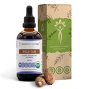 Tajemství kmene Wild Yam Alcohol- Free USDA Organic Tincture (Glycerite) Responsible farming Wild Yam (Dioscorea Villosa) Sušená kořenová (4 Fl Oz) Hormon Supplement