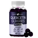 Quercetin Gummies s Elderberry, zinek a vitamin C - Doplněk pro imunitní podporu - Antioxidant & Sezónní Wellness - Vegan, Non- GMO, Natural Berry Flavor - 60 Gummies