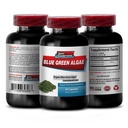 Čistý bylinný dodatek - Klamath Blue Green Algae 500mg - Zvýšení energetické hladiny, zlepšení trávení a zlepšení imunitního systému, spirulina, chlorella, Klamath Blue Green Algae Powder - 1B 60 Kapsle