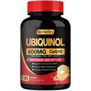 DRFOSTER Coq10 400mg Softgels Ubiquinol s PQQ & Vitamin E, olivový olej, srdce, Brain & Energy Support - 120 dní dodávky