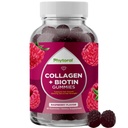 Hydrolyzované kolagenové peptidy pro ženy s biotin - Vlasy, kůže a nehty Vitamíny pro elasticitu, vitalitu a hydratační gumy - Přirozeně sourced biotin a kolagen pro ženy - 90 Počet