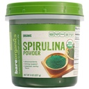 BareOrganics Spirulina Powder - Organic Superfood Powder - Vegan, Non- GMO, gluten- Free - High Protein, Antioxidant- Rich for Smoothies, Juices, Shakes & Daily Wellness, 8 Oz