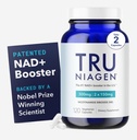 TRU NIAGEN - patentovaný nikotinamid Ribosid NAD + Příplatek. NR podporuje metabolismus a opravy buněčné energie, vitalita, zdravé stárnutí srdce, mozek & svalovina - 60 Služeb / 120 Kapsle