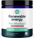 Ora Organic Natural Pre Workout Powder - Malina Lemonade Flavor- Poskytuje Jitter Free Energy, Focus, Hydration, & Endurance - Vegan, Certified Organic, Soy, Dairy, & Gluten Free, 20 Služeb