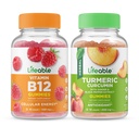 Živý vitamin B12 + kurkumin, Gummies Bundle - Great Ochutnávání, Vitamin dodatek, Lepek zdarma, GMO zdarma, Žvýkací