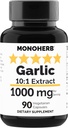 Česnek MONOHERB Extrakt 1000 mg - 90 Vegetariánských tobolek