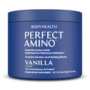 BodyHealth PerfectAmino Powder - BCAA and EAA Powder for Pre and Post Workout - Amino Acid Energy Drink pro muže a ženy na podporu Lean Muscle and Recovery - Vanilla - 30 Serings